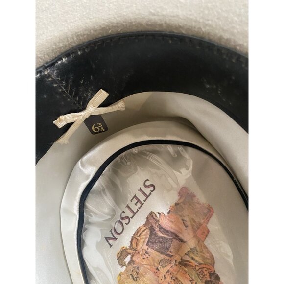 Vintage Stetson John B. Open Road 4X Beaver xxxx Felt Hat 6 3/4 Cowboy Western - Picture 13 of 16